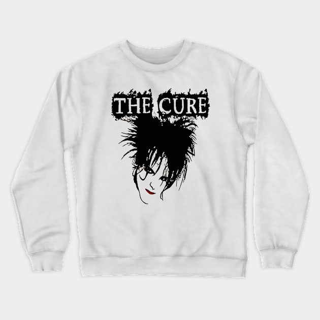 the cure~robert smith Crewneck Sweatshirt by rika marleni